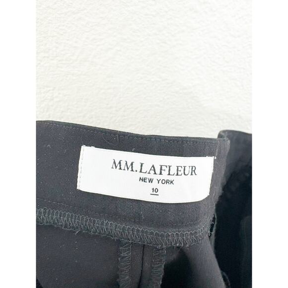 M.M. Lafleur The Kick Flare Foster Pant - Eco PowerStretch Size 10 Black Chic - Picture 5 of 12